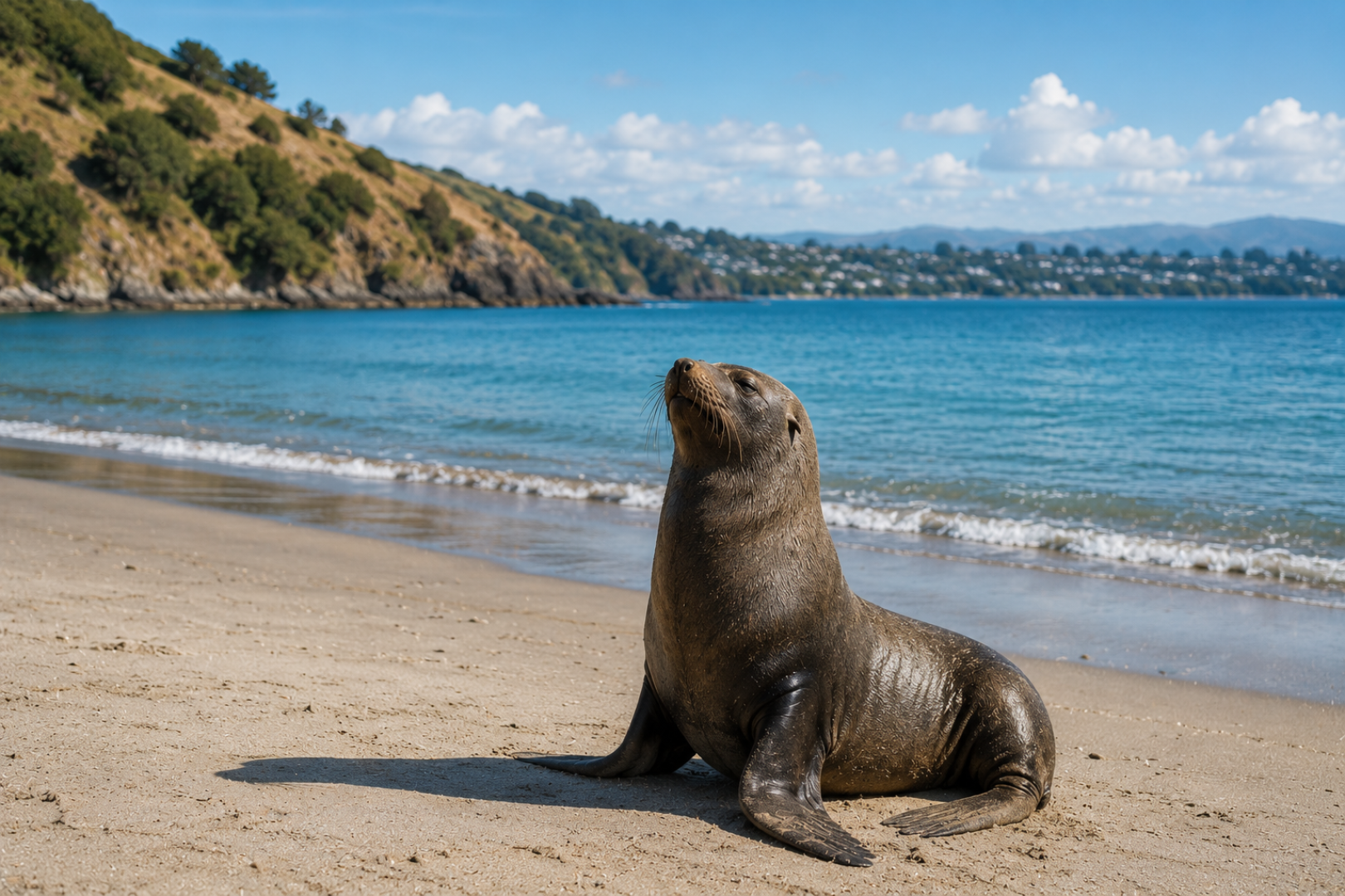 New Zealand Sea Lion at Otago Harbour